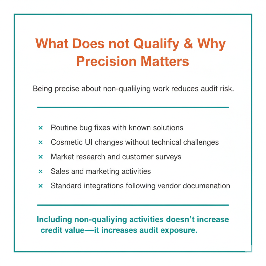 What Does not Qualify & Why Precision Matters