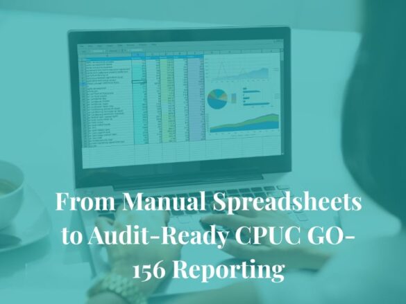 GO-156 Reporting for California Utilities