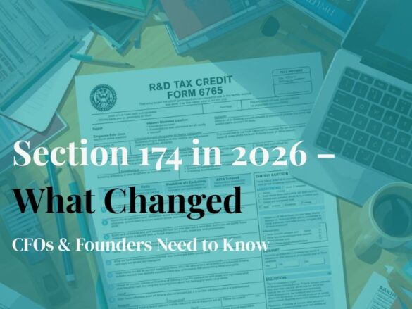 How Section 174 and the R&D Tax Credit Work Together